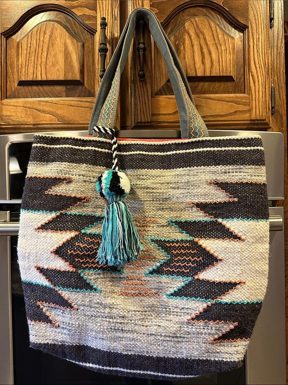Chloe and Lex southwestern boho tote bag - Picture 7 of 8